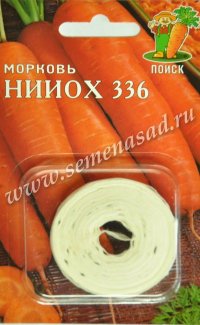 Морковь на ленте Нииох 336 (Поиск)